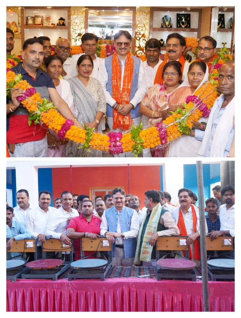 कुम्भकारी कौशल को प्रोत्साहित कर रहे डॉ. राजेश्वर सिंह: 12 कुम्भकारों को उपलब्ध कराई इलेक्ट्रिक चाक मशीन