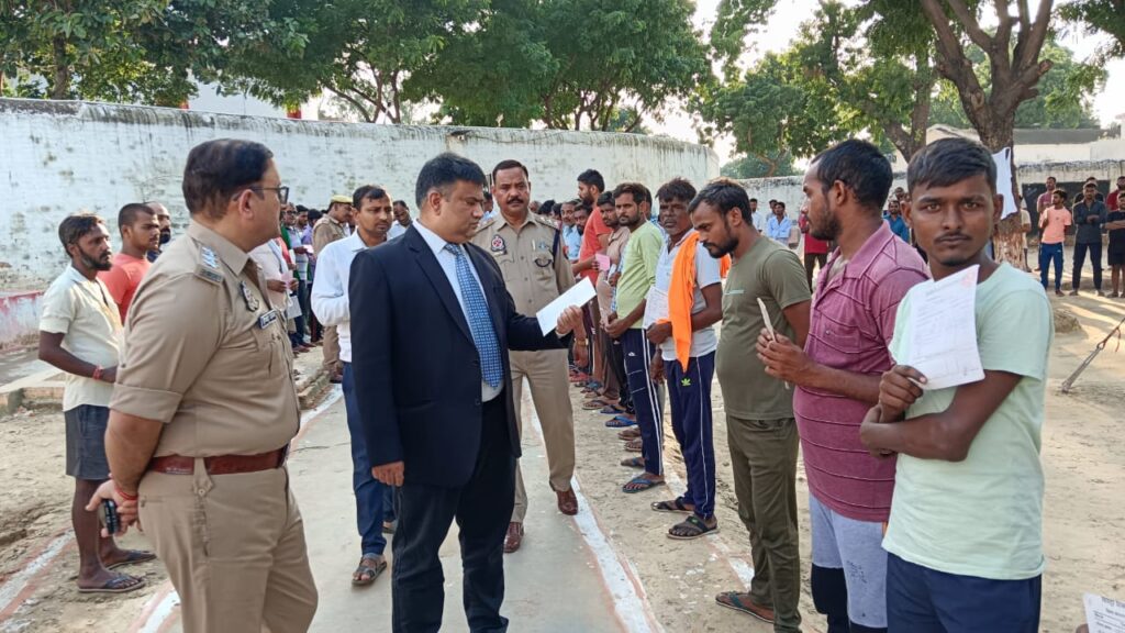 सचिव जिला विधिक सेवा प्राधिकरण द्वारा किया गया जिला कारागार का निरीक्षण