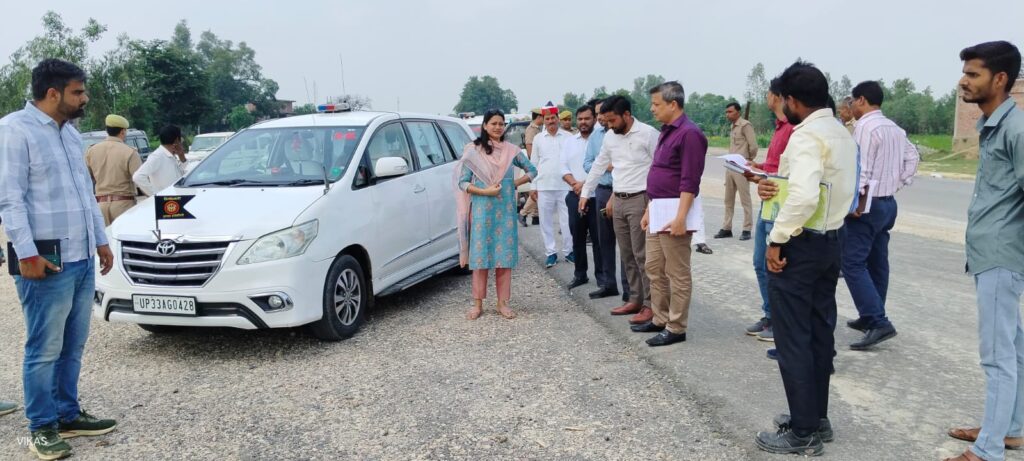 डीएम ने एनएचएआई द्वारा बनाये जा रहे बाईपास का निरीक्षण कर दिए आवश्यक निर्देश