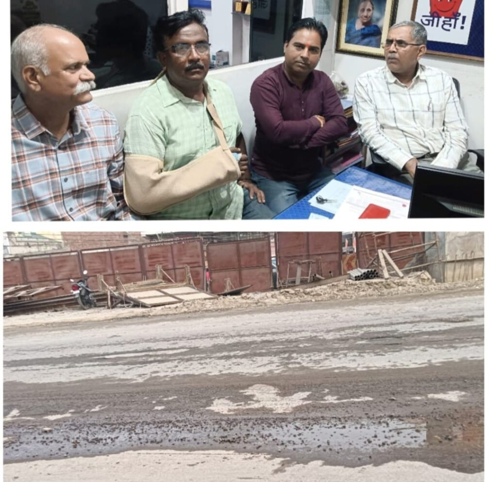 Lucknow: ध्वस्त सड़कों को पुनः निर्माण करने को लेकर स्थानीय व्यापारियों ने दिया दो दिन का अल्टीमेटम