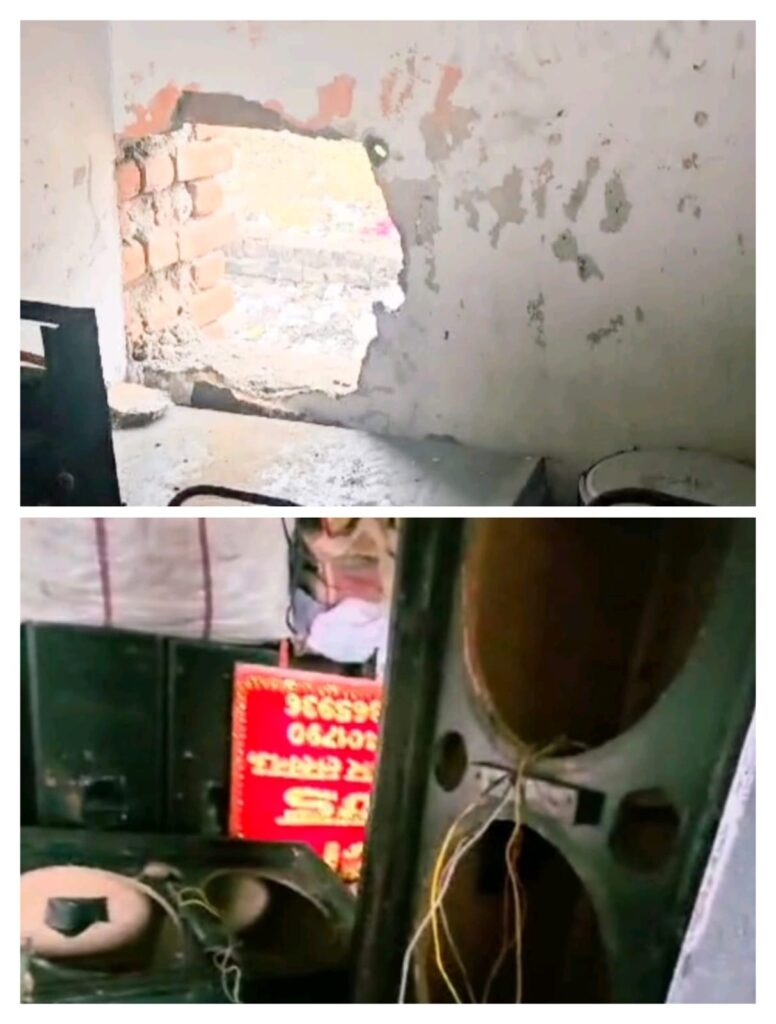 फिल्म स्टार केडी डीजे बैंड दुकान की दीवार काटकर लाखों की हुई चोरी, मुकदमा दर्ज