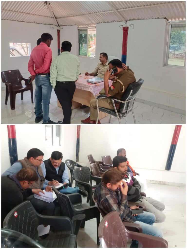 सरोजनीनगर थाना प्रभारी की अध्यक्षता मे समाधान दिवस संपन्न