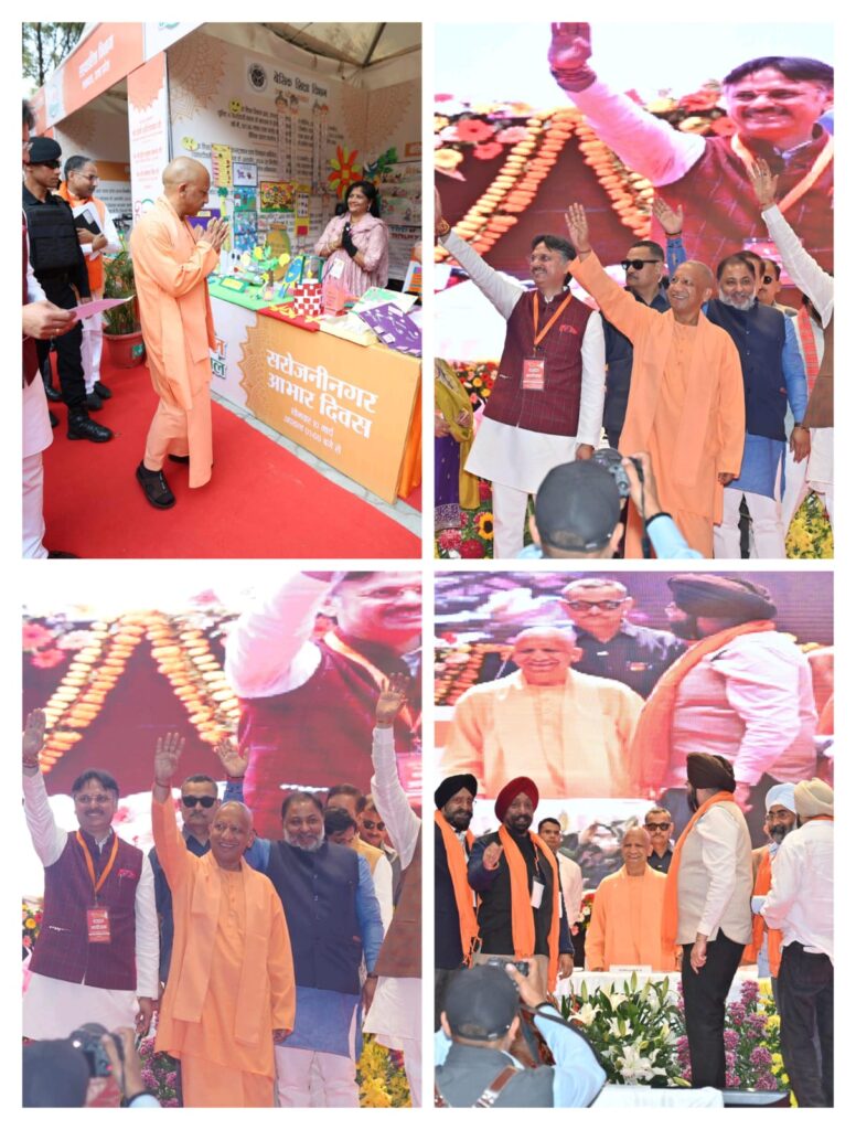 भव्य और दिव्य तरीके से सरोजनी नगर में विकास कार्यों को आगे बढ़ा रहे डॉ. राजेश्वर सिंह – सीएम योगी