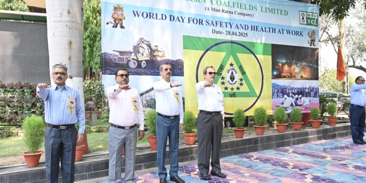 एनसीएल ने मनाया “कार्यस्थल पर सुरक्षा एवं स्वास्थ्य के लिए विश्व दिवस”