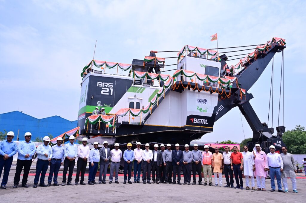 एनसीएल ने देश की पहली स्वदेशी रूप से विकसित 20 क्यूबिक मीटर इलेक्ट्रिक रोप शॉवल को निगाही में किया नियोजित