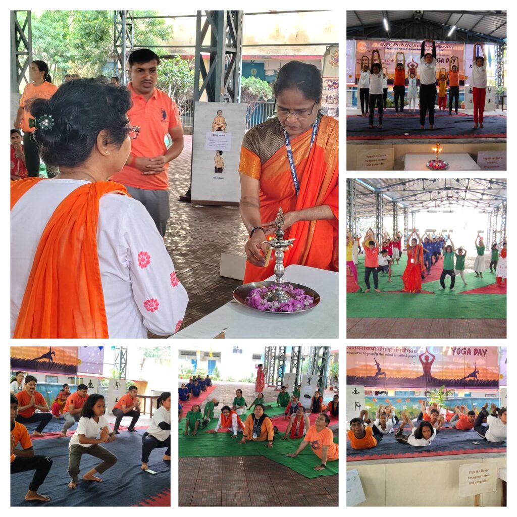 डी ए वी परासी में हर्षोल्लास पूर्वक मनाया गया अंतर्राष्ट्रीय योग दिवस