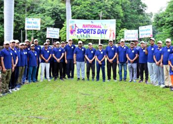 एनटीपीसी सिंगरौली में मनाया गया राष्ट्रीय खेल दिवस 2025