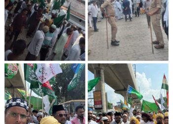 सरोजनीनगर: बड़े धूमधाम से निकाला गया नूरी जामा मस्जिद से ईद-ए-मिलाद-उन-नबी का जुलूस, शांतिपूर्ण माहौल में सम्पन्न