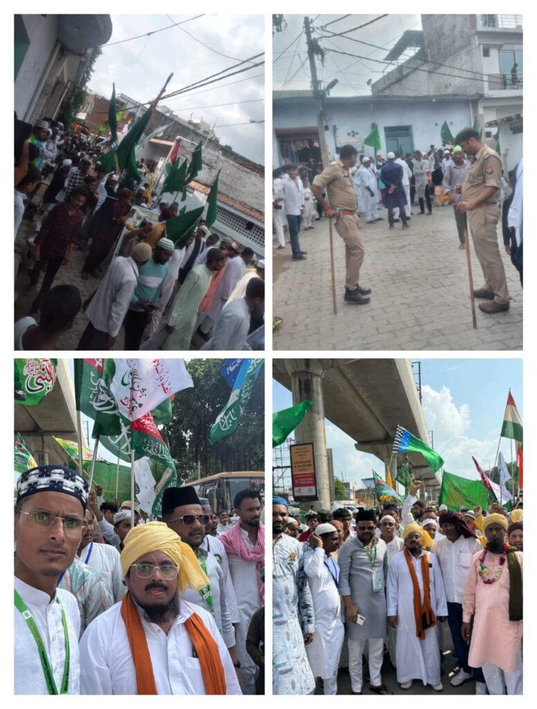 सरोजनीनगर: बड़े धूमधाम से निकाला गया नूरी जामा मस्जिद से ईद-ए-मिलाद-उन-नबी का जुलूस, शांतिपूर्ण माहौल में सम्पन्न