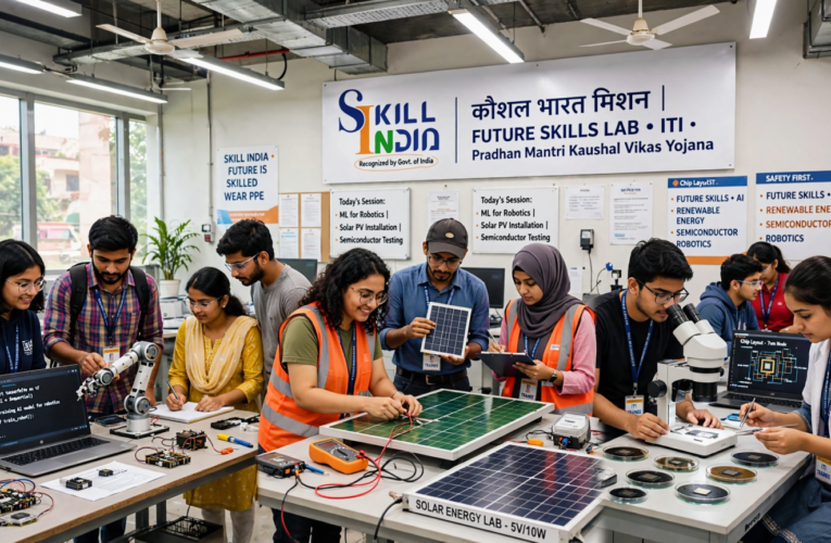 स्किल इंडिया मिशन से युवाओं को नई उड़ान, 24.38 लाख को मिला रोजगार; AI, रोबोटिक्स और ग्रीन एनर्जी पर सरकार का विशेष फोकस