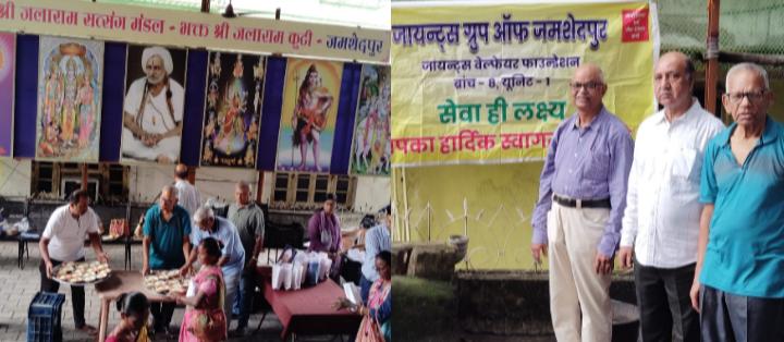JAMSHEDPUR : जायंट्स ग्रुप ऑफ जमशेदपुर ने गरीबों के बीच किया नाश्ता वितरण, 200 से अधिक जरूरतमंद हुए लाभान्वित