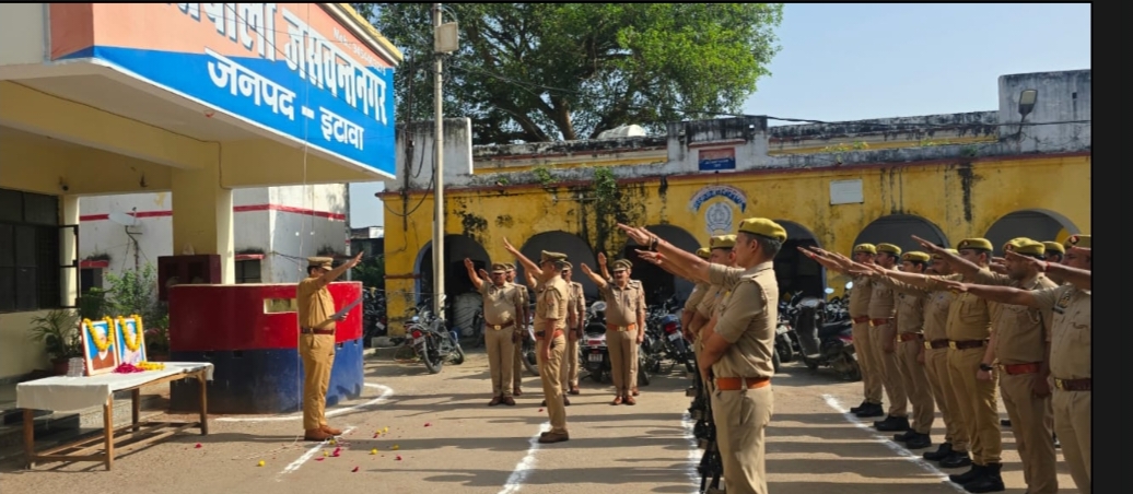 जसवंतनगर थाने में गांधी जयंती पर सत्य-अहिंसा की शपथ