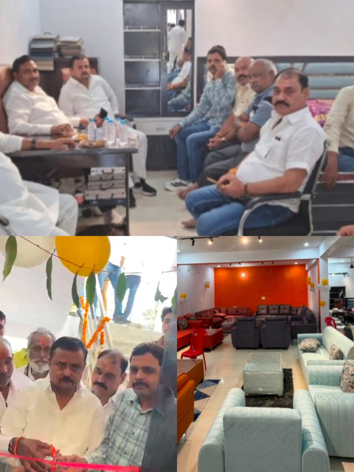 लखनऊ के गंगानगर में श्री जी फर्नीचर शोरूम का शुभारंभ, आधुनिक डिजाइन के फर्नीचर मिलेंगे